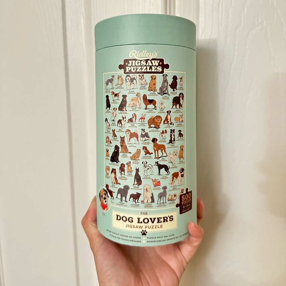 Jigsaw dog lover’s puzzle 500pc new in box